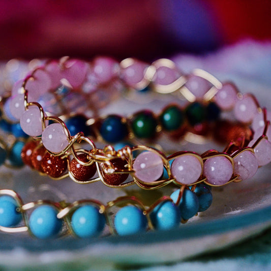 Braided Gemstone Bracelet